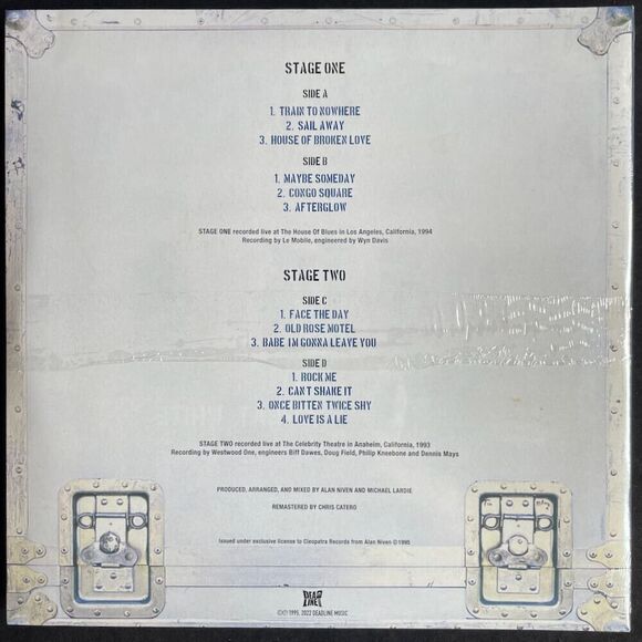 Great White, Stage, Limited Edition, Clear Double Vinyl, LP, Deadline Music, NEW - Picture 3 of 3